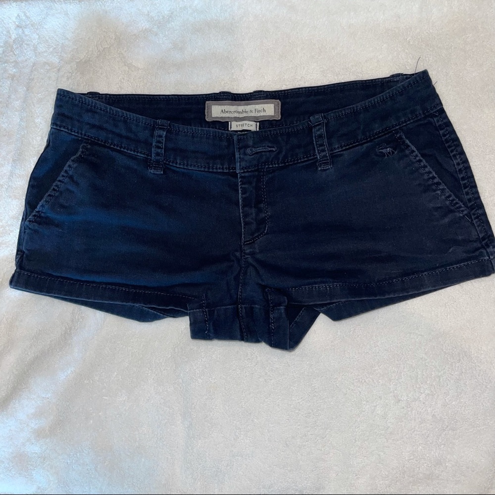 Abercrombie & Fitch Size 4 Navy Stretch Shorts